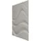 Ekena Millwork 19 5/8in. W x 19 5/8in. H Wave EnduraWall Decorative 3D Wall Panel Covers 2.67 Sq. Ft. WP20X20WVGLN - alternate 4